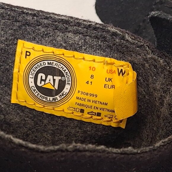 CAT Footwear Kearny NEW Black Leather Engineer Boot Size 10 - Picture 4 of 6